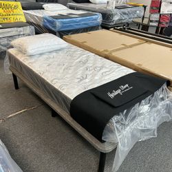 Brand New Twin Mattress And Platform Set Available 