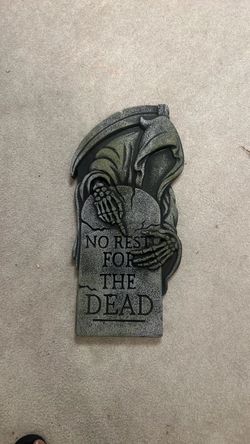Halloween Grim Reaper Tombstone Decoration