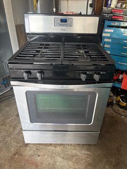 WHIRLPOOL GAS STOVE STAINLESS STEEL ESTUFA DE GAS