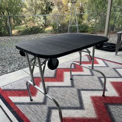 Dog Grooming Table Portable On Wheels