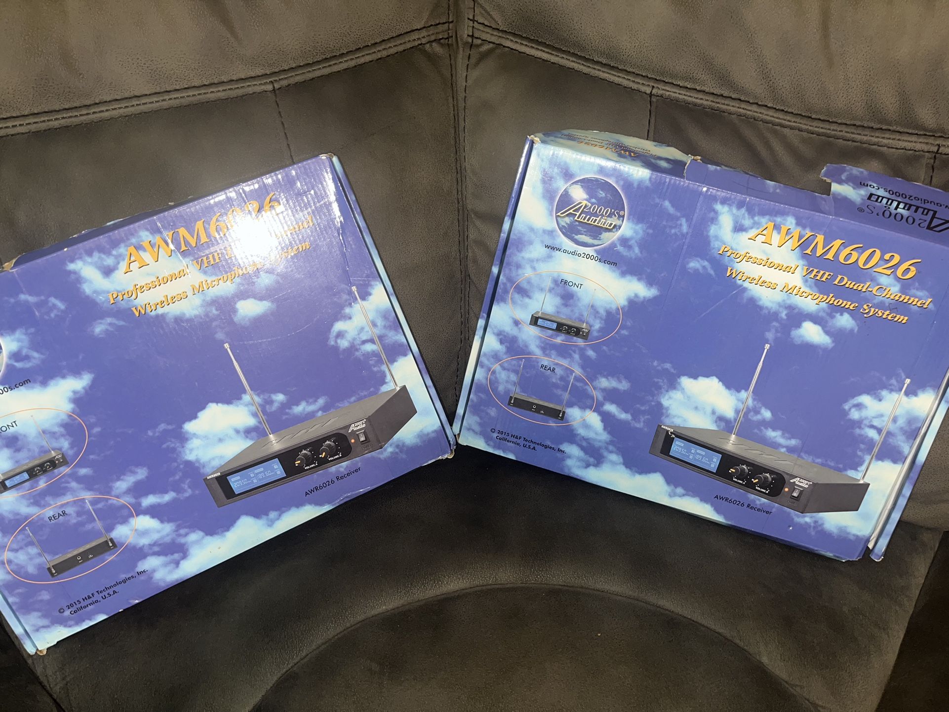 2 Professional Wireless Mic Systems