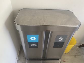 Metal Trash Can