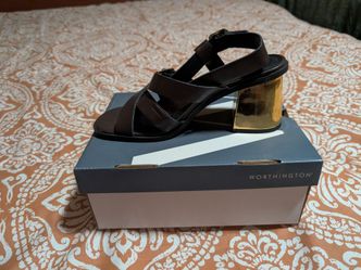 Chocolate block heel sandals