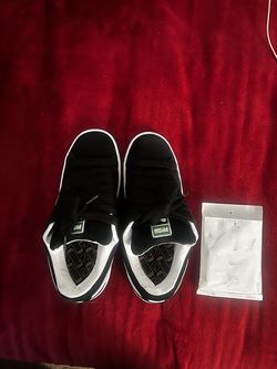 Puma XL black suede size 11