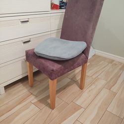 Wood Chair Covered In Felt 