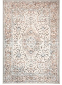 MEMBER'S MARK Everwash Washable 9'x12' Area Rug, Ivory