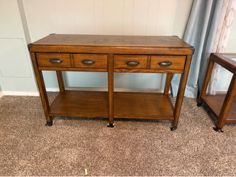 Oak credenza