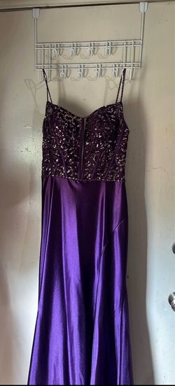 Purple prom dress