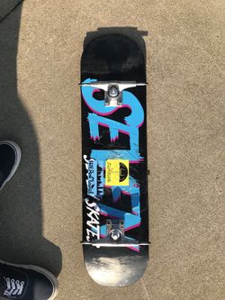 Skateboard with trucks
