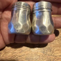 Sterling Salt And Pepper Shakers