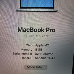 MacBook Pro M2