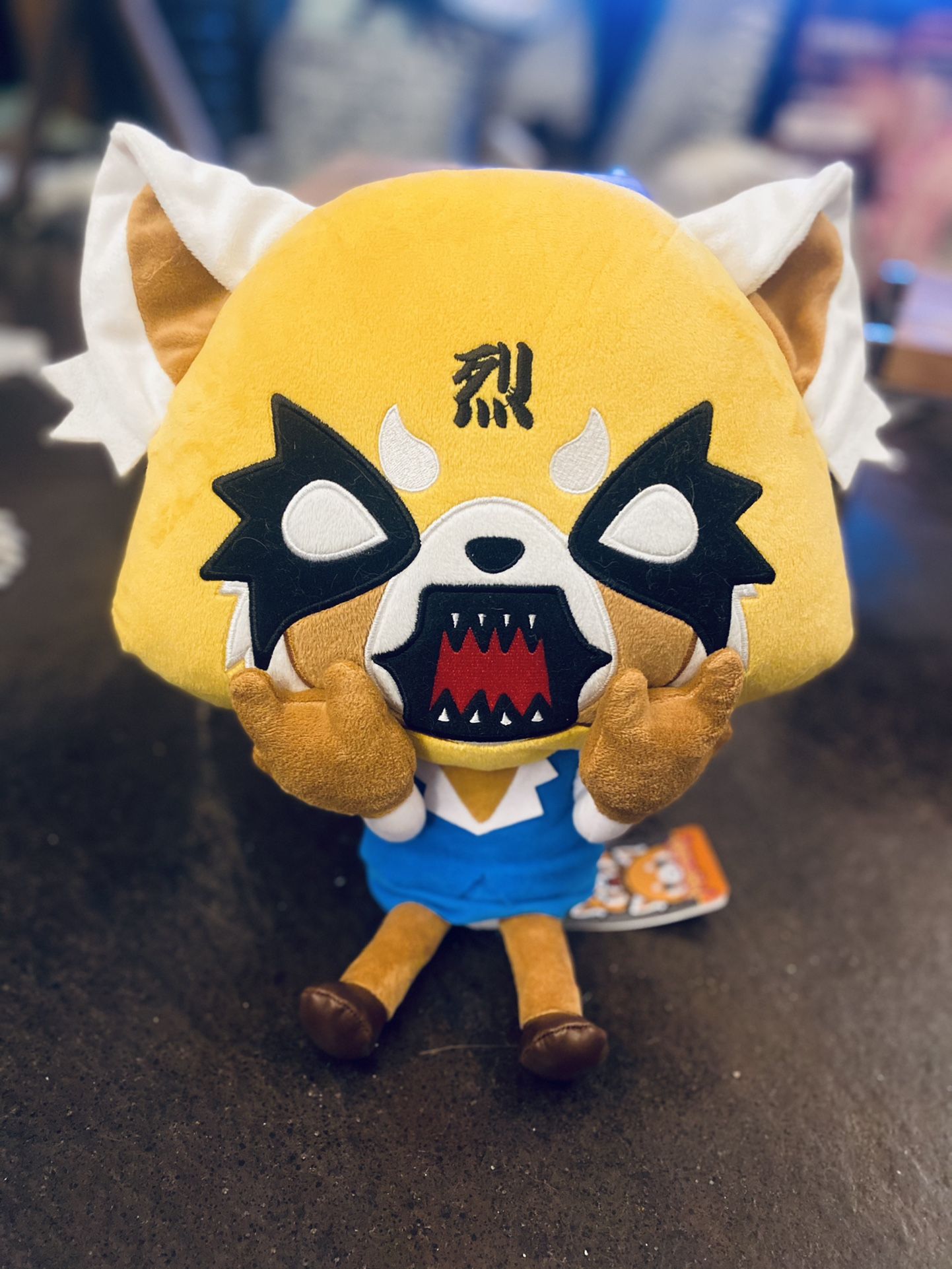 Sanrio Aggrestuko Angry Panda Plushie Doll toy New with tag