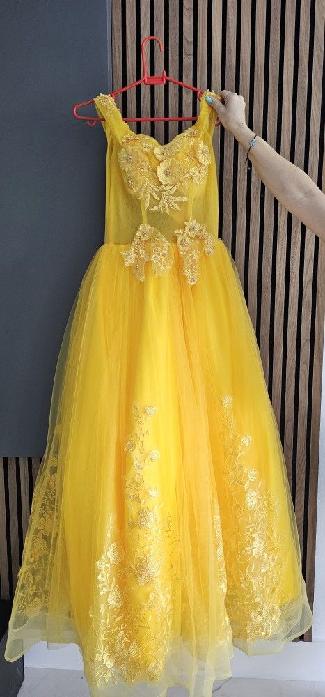 Yellow Quinceanera Dress 