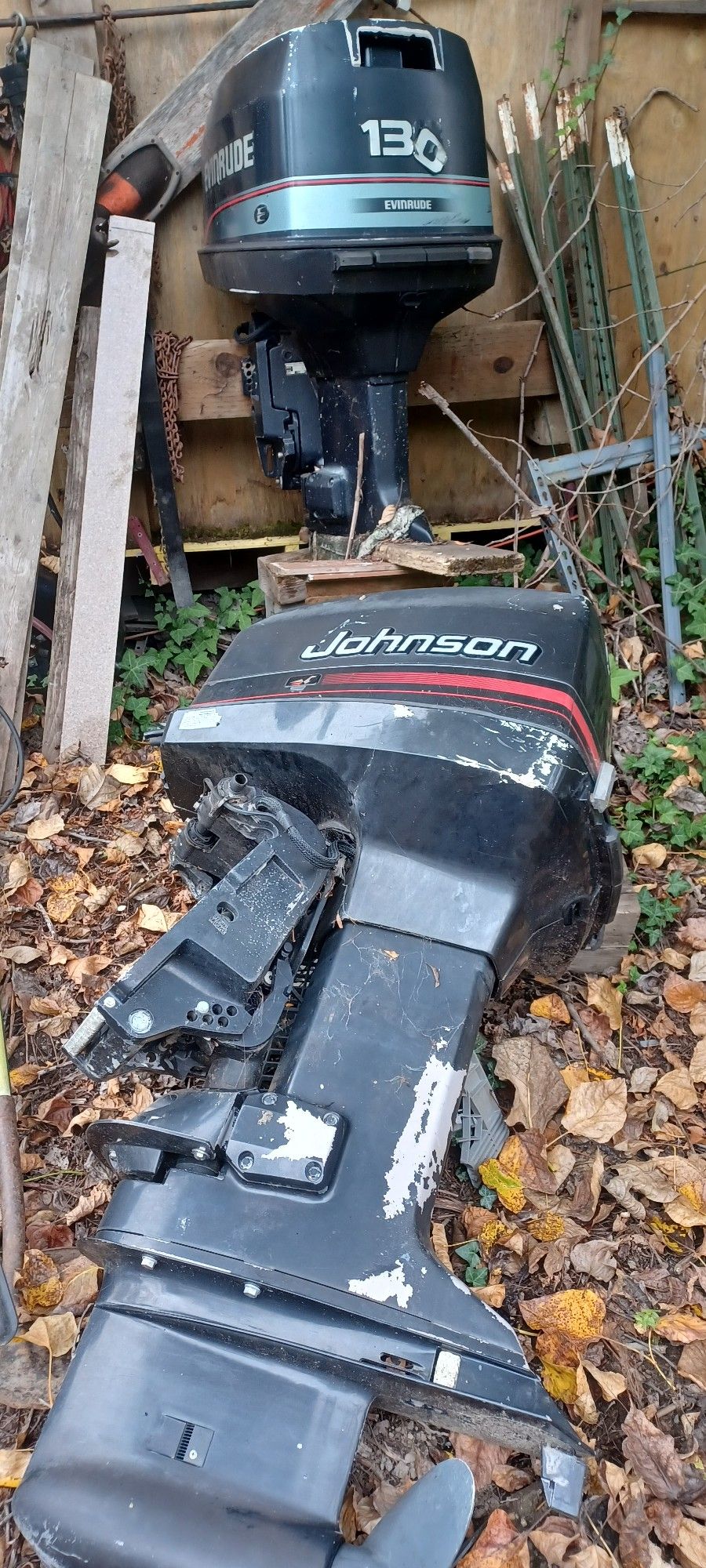 1997 Johnson 130hp and spare