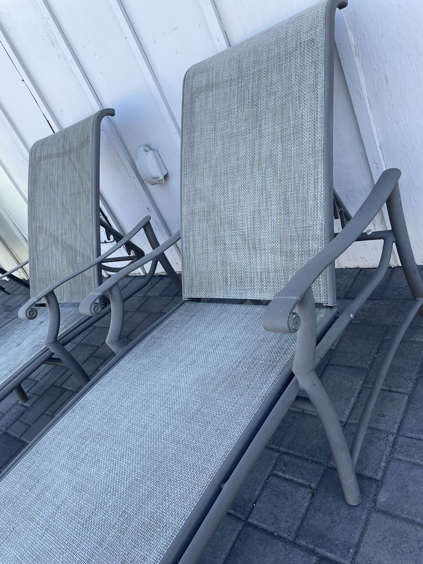 Wrought Iron Chaise Lounge