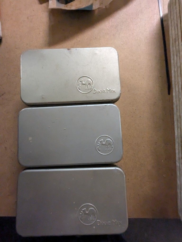 Antique Dixie Mix Tins 1940
