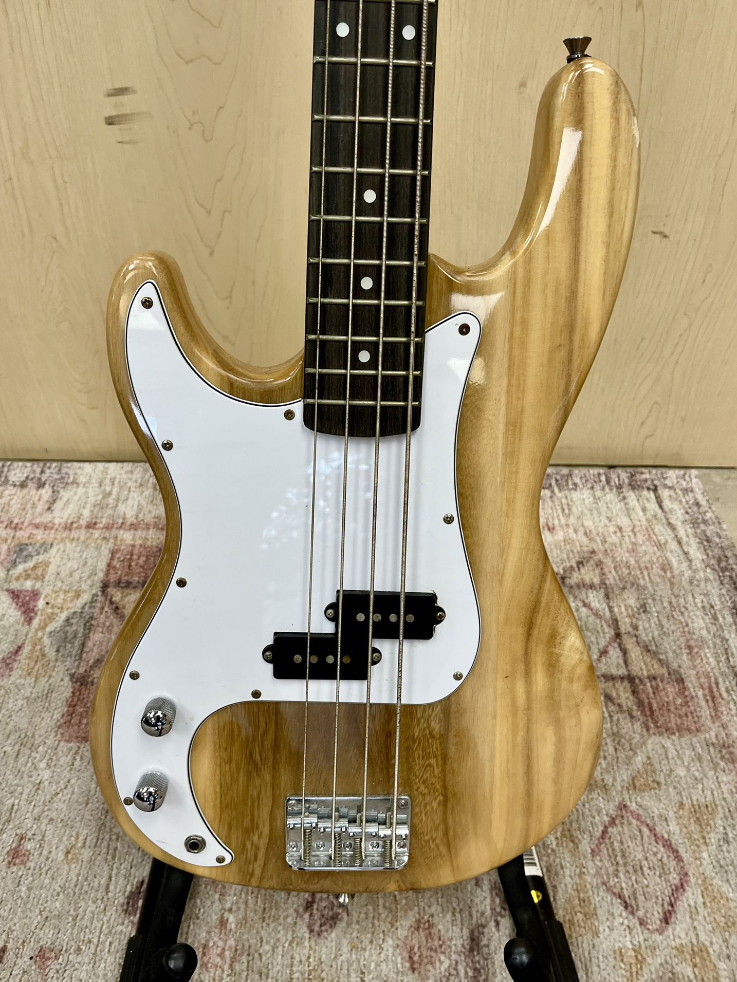 GLARRY Left Hand 4 String Electric Bass Guitar for Beginner Full Size