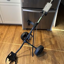Intech LiteRider wheel golf push cart.