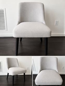 Set of Modern Upholstered Dining Chairs – Like New / New