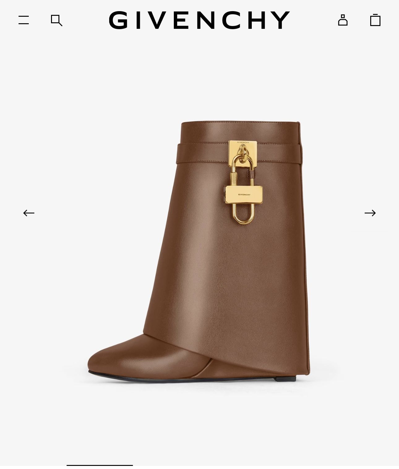 Givenchy Calf High Shark Boots