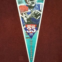 Buffalo Bills Anniversary Pennant