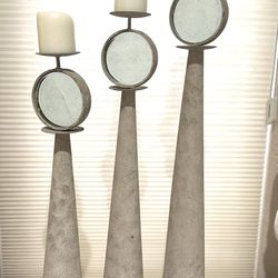 3 Pieces Candle Holder Or Decorate By Itself 