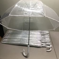 Clear Wedding Umbrellas 