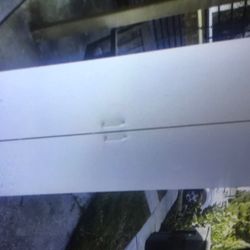 White Cabinet. 