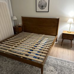 Living Spaces King Bed Frame