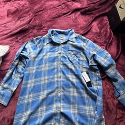 Detroit lions Nfl plaid button up women’s size xl
