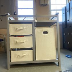 Changing Table With Hamper