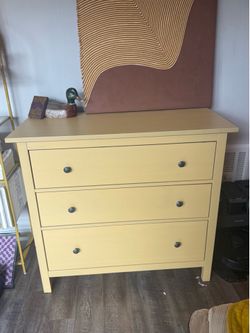 Yellow dresser