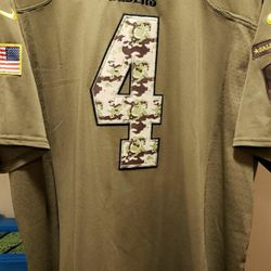 NFL Los Angeles Raiders Derek Carr#4 Salute to Service Stitched Jersey Brand Nike Size XL