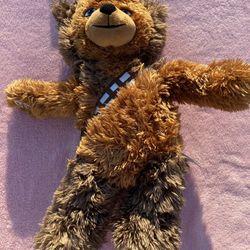 Build A Bear BAB Star Wars Chewbacca Wookie Plush Doll Stuffed Animal Toy 16"
