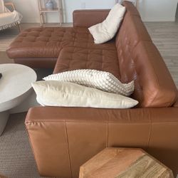 Leather Ikea Sectional 