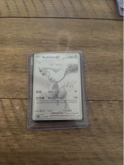 Reshiram ex Pokemon card