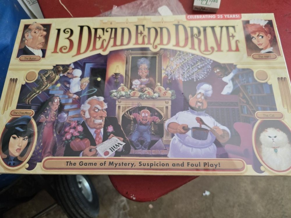 13 DEAD END DRIVE BOARD GAME NEW