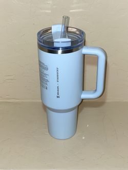 New 40oz Stanley Starbucks Spring Blue Tumbler