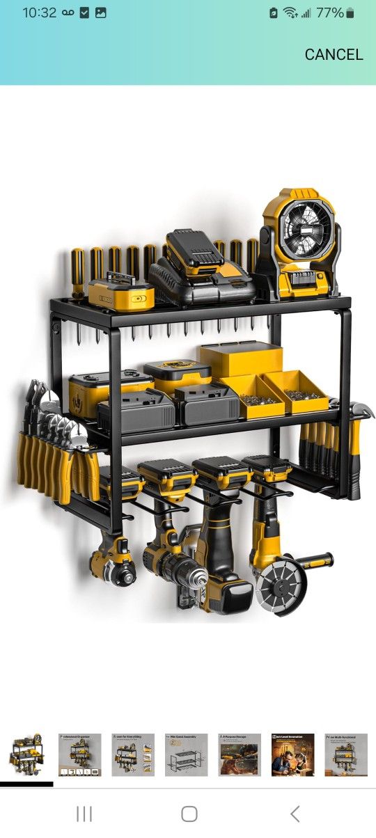 Power Tool Organizer $20