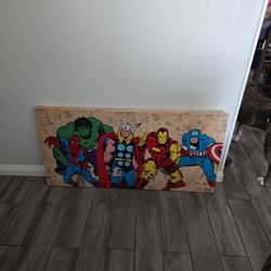 Marvel Comic Canvas Picture