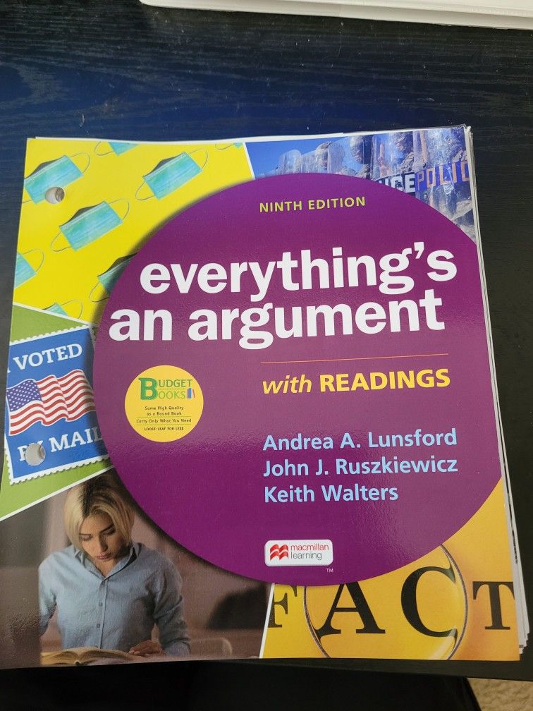 Everything's an Argument With Readings 9th Edition