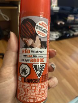 Red Hairspray