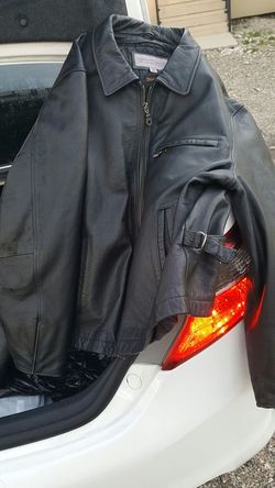 New leather jacket