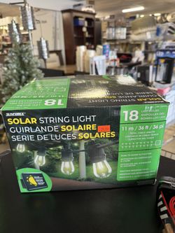 Sunforce Solar String Lights 36 Ft