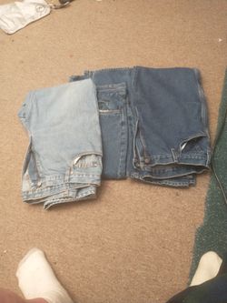 Men's Jeans 38/32 & 36/32, 5 Pair Like New