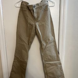 Hollister Beige Mid-Rise Boot Pants