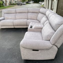 Sectional Couch/Sofa - Recliners - PROFESSIONALLY CLEANED - Gray - Delivery Available 🚛