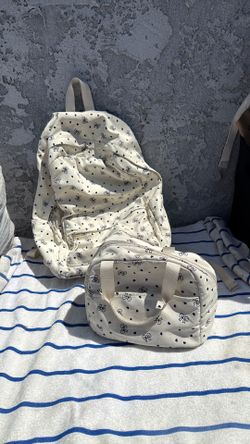 Backpack with matching lunch bag