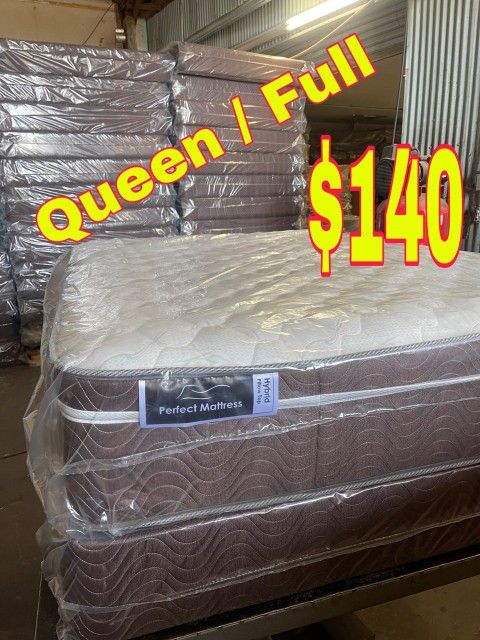 New Queen Pillow Top