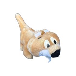 Vintage Hanna-Barbera Flintstones Pet Baby Puss Plush Kitty Cat Sabertooth Tiger